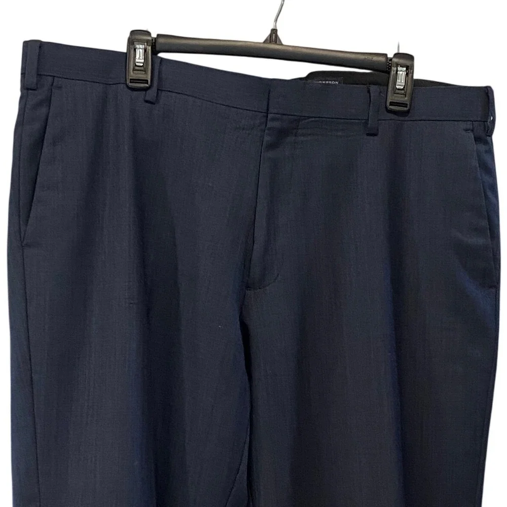 J.Crew Thompson Slim Fit Navy Blue Textured Dress Pants Mens 38x32 Slacks